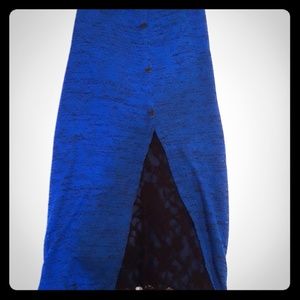 Long Sleeved Blue Top